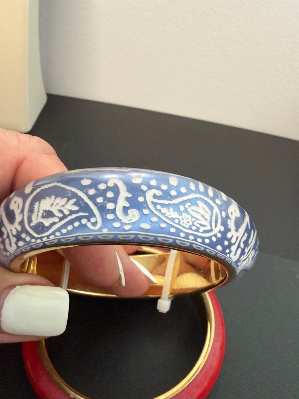 Piper K | Paisley & Red Bangle Bracelet Set 🇺🇸 - Picture 9 of 10